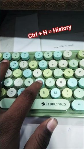 Ctrl + H = History #tech #computer 😮😮.