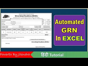 Transport GRN Automation in Excel | Auto GRN from Transport Billing Data