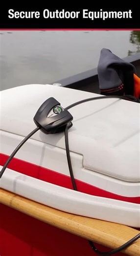 Heavy Duty Steel Cable Lock with Keys, Anti-Theft Security Lock for Trail Cameras and Kayaks, Reusable 2 Pack, Secure Durable Locking Cable for Outdoor Equipment container accessory #vehicleaccessory #safetyessentials #safetykeychains #garageessential #electricgear #multifunctionbottleopener #nightguard #keychainbreathalizer #toolsandgear #leatherratchetbelt