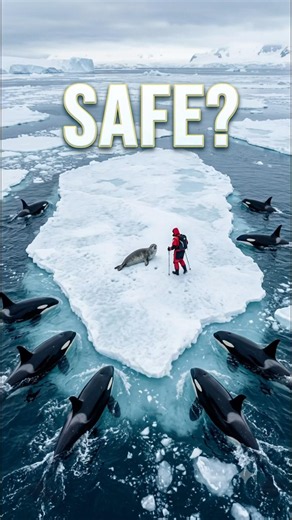 Wolves of the ocean. Perfect Military Precision in the Arctic #orca #wildlife