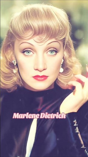 Marlene Dietrich as "Lili Marleen"