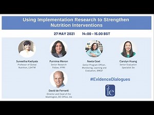 Using implementation research to strengthen nutrition interventions