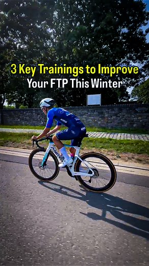 1️⃣ Sweet Spot Intervals (88–94% FTP) ➡️ Example: 3x12min with 5min recovery 👉 Builds aerobic power & muscular endurance 2️⃣ Over-Unders ➡️ Example: 6x8min alternating 1min @105% FTP / 1min @95% FTP 👉 Teaches your body to recover while still working hard 3️⃣ VO₂ Max Sessions ➡️ Example: 5x4min @110–120% FTP with 4min recovery 👉 Expands your aerobic ceiling for big FTP gains 💡 Consistency beats intensity. Start with 1–2 of these per week and progress slowly. #cyclingtraining #FTPboost #winter