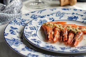 Gambas al cava. Receta fácil para la cena de Nochevieja