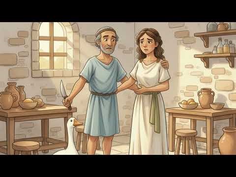 まちがいさがし😭ちょっと悲しい【おやすみ紙芝居】金の卵を産むガチョウ