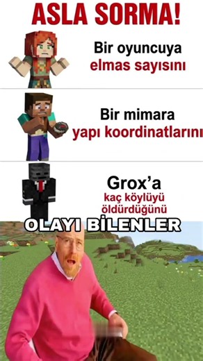 sorulmaması gereken sorular #minecraft