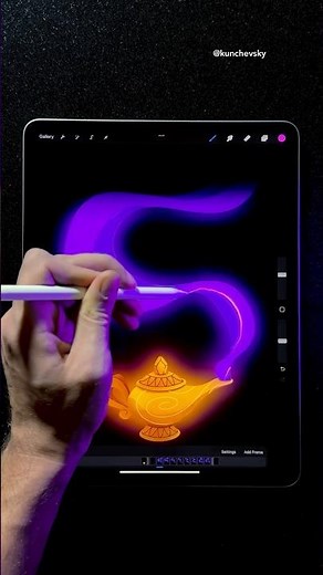 Easiest way to animate in Procreate 🤯✨#procreate #animation