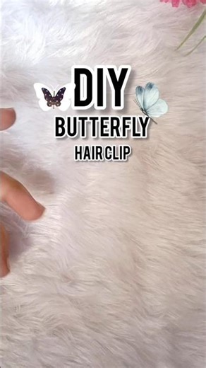 diy butterfly 🦋 hair clip #diy #viralshort #ytshorts #viralfeed