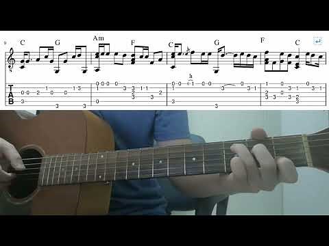 Let It Be (The Beatles) - Easy Fingerstyle Guitar Playthrough Tutorial Lesson With Tab