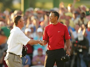 Chris DiMarco shares the vicious trash talk he hit Tiger Woods with during their famous Masters battle