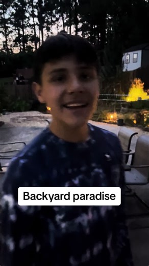 Williams Backyard Paradise Illuminated - Landscaping Design