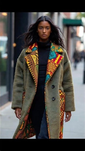 Winter Fashion but Make it African | Ankara Jackets #africanfashion #wintercoats