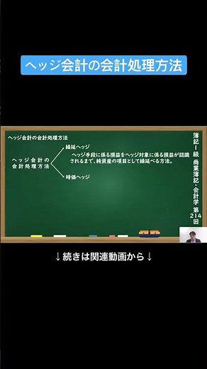 【公式切り抜き】ヘッジ会計の会計処理方法 #簿記1級 #商業簿記 #会計学 #簿記の教室メイプル #みなみせんせい #ビジネス会計 #公認会計士 #連結会計 #企業会計原則 #日商簿記 #決算処理
