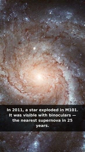 A star exploded in this galaxy in 2011 #Shorts #Space