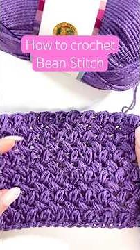 How to Crochet the Bean Stitch (Textured & Beginner-Friendly!)