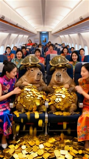 揉肚子好舒服啊！Capybara：Rubbing my belly feels so good #funny #cuteanimal #cute #搞笑 #capybara #pets #熱門