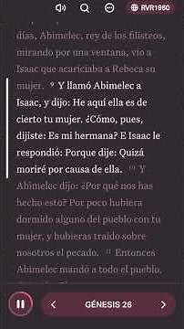 Génesis capitulo 26 en adelante