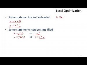 14 Intermediate Representation Optimization