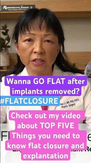 Going FLAT after implant REMOVAL: top five things to know from plastic surgeon #shorts #goingflat