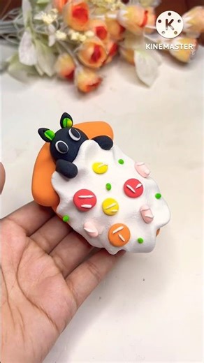 DIY idea 💡 super clay diye cake 🍰 banano🥰#music #toys #diy #trending #funny #diyideas