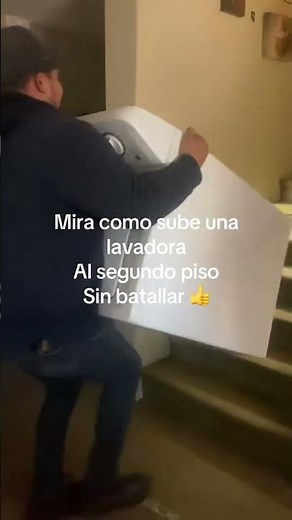 How to lift a washing machine alone? 💪 Easy and safe trick
