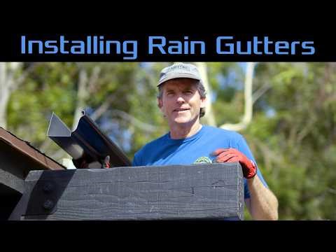 Installing K-Style Aluminum Rain Gutters