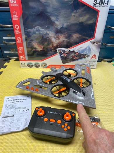 Watch 3-in-1 RC Jet, Remote Control Airplane Air, Land and Water on Amazon Live