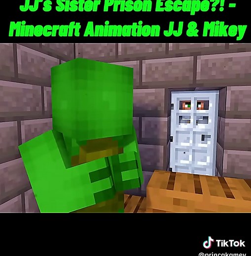 JJ's Sister Prison Escape in Minecraft Animation