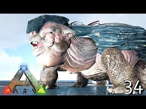 ARK: GENESIS - NEW MEGACHELON EASY TAMING GIANT TURTLE MONSTER !!! ARK: SURVIVAL EVOLVED E34