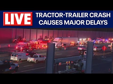 DEADLY CRASH: Driver killed in crash with tractor-trailer on I-495 in Virginia