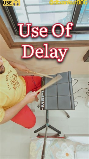 Delay Groove in Yamaha DTX Multi12 Perfect Tone Separation Congos, Tambourine, Kick & Clap #dtxm12