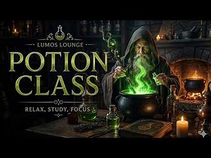 Wizard Potion Class 🧪 Magical Brewing Ambience for Study & Relaxation