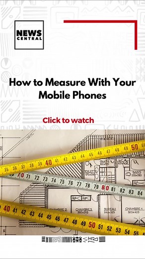 Learn how to measure heights, lengths, and width with your smartphone in this step-by-step tutorial. No physical tapes needed! Watch and share to start measuring with ease! #techthursday #NewsCentralTv #AfricaFirst #Technologyhack #iPhonehack #phonemeasure | News Central TV
