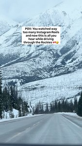 Who else can relate 🤣? But seriously, you need to take this scenic drive in Canda 🇨🇦 Road tripping through the Canadian Rockies is like nothing else, and the scenic Icefields Parkway drive in Alberta is absolutely breathtaking! But don’t limit yourself to just that part of the Canadian Rockies, there are plenty of other incredible drives to explore 🚗 The Kootenay Highway, is another incredible road in the Rockies that takes you through the heart of the Rockies and connects you to 3 incredibl
