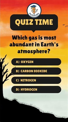 What Gas is Most Abundant in Earth's Atmosphere? 🌍🌬️ Quiz Time! #shorts