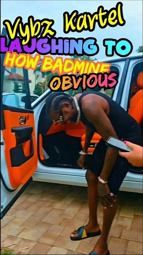 Vybz Kartel almost passed out by laughing after badmind onlykartel kartelonly