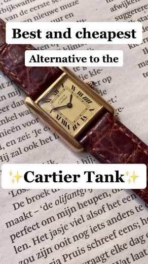 Best and Cheapest Alternatives to Cartier Tank!