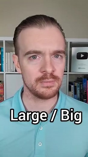 What's the difference between "large" and "big"? | Teacher Mike English