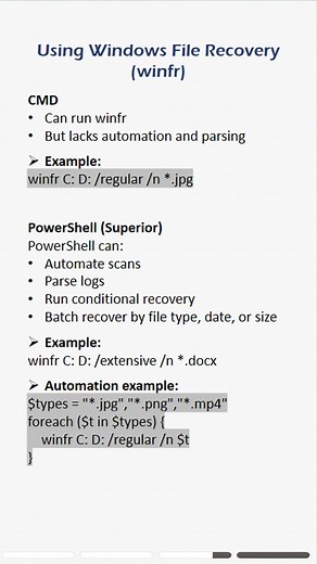 PowerShell vs CMD explained clearly #powershell #cmd