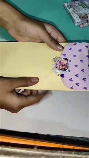 DIY pouch 👝🎀#papercraft #geometry #diy #artandcraft #pouchmaking