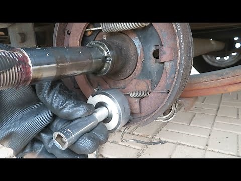 How to Replace Electric Trailer Brakes with 7” Brake Drums