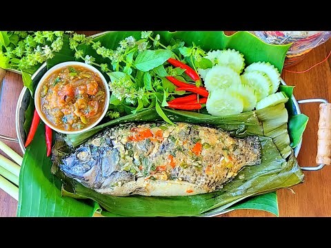Grilled Fish in Banana Leaves Recipe