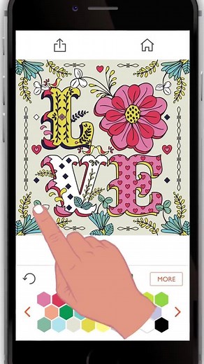 The best app for adult coloring! Have fun anytime, anywhere! #colorfy #getinspired | Colorfy