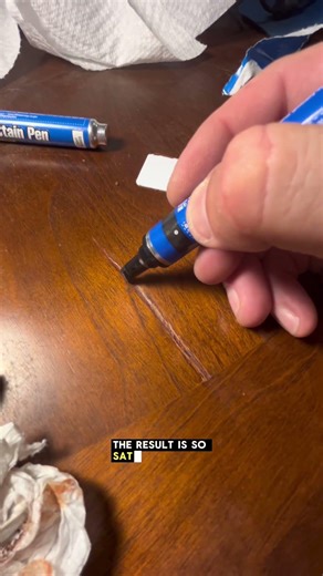Watch This Table Scratch Disappear | Professional Surface Repair