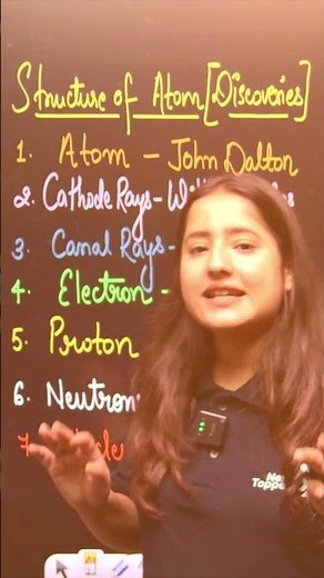 All Atomic Discoveries in 1 Minute🔥| Structure of Atom Class 11 Chemistry | Tapur Ma'am