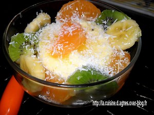 Recette de flans aux oeufs et aux fruits de saison