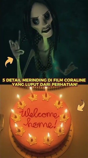 5 CREEPY Coraline Details You Might Have Missed #scary #animation