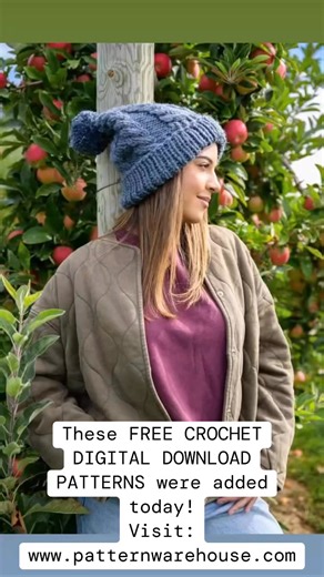 These crochet patterns have been added to our website today for FREE DIGITAL DOWNLOAD compliments of Lion Brand Yarn!! Visit our website now to download. www.patternwarehouse.com | Pattern Warehouse | Facebook