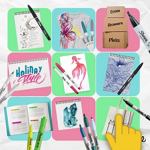 Te gusta hacer lettering con Sharpie S Note o dejar tu marca con Sharpie marcador permanente? Sea cual sea que elijas, estamos seguros de que amas Sharpie tanto como nosotros. | Sharpie