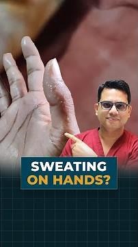 Sweaty Palms Why & How to treat them ?? | Dr. Jangid | @SkinQureGet